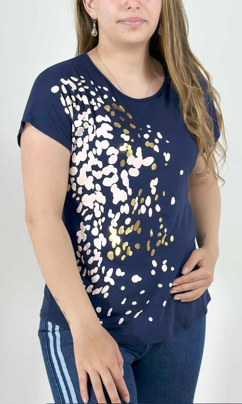 Camiseta mujer manga corta estampada - Imagen 5