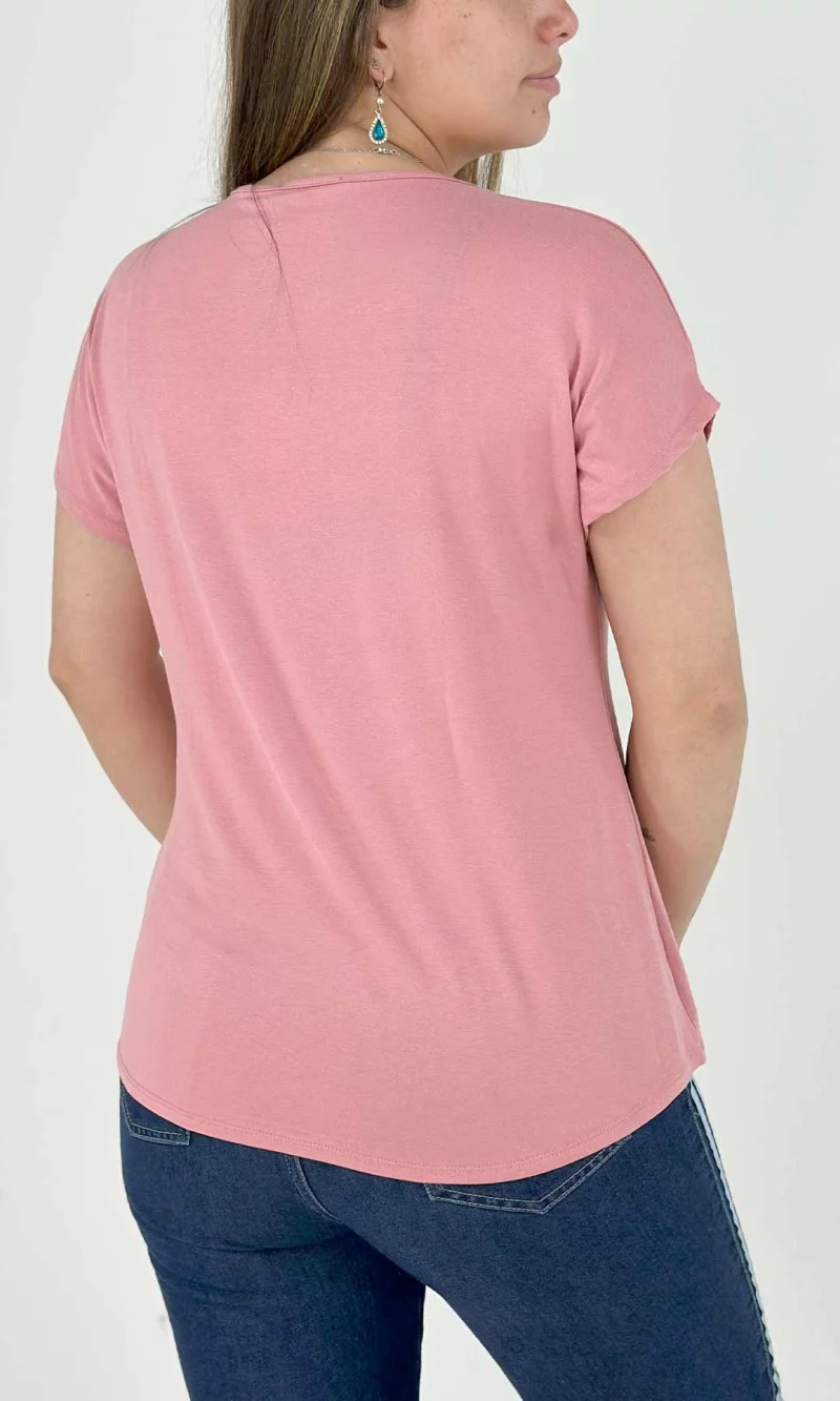 Camiseta mujer manga corta estampada - Imagen 7