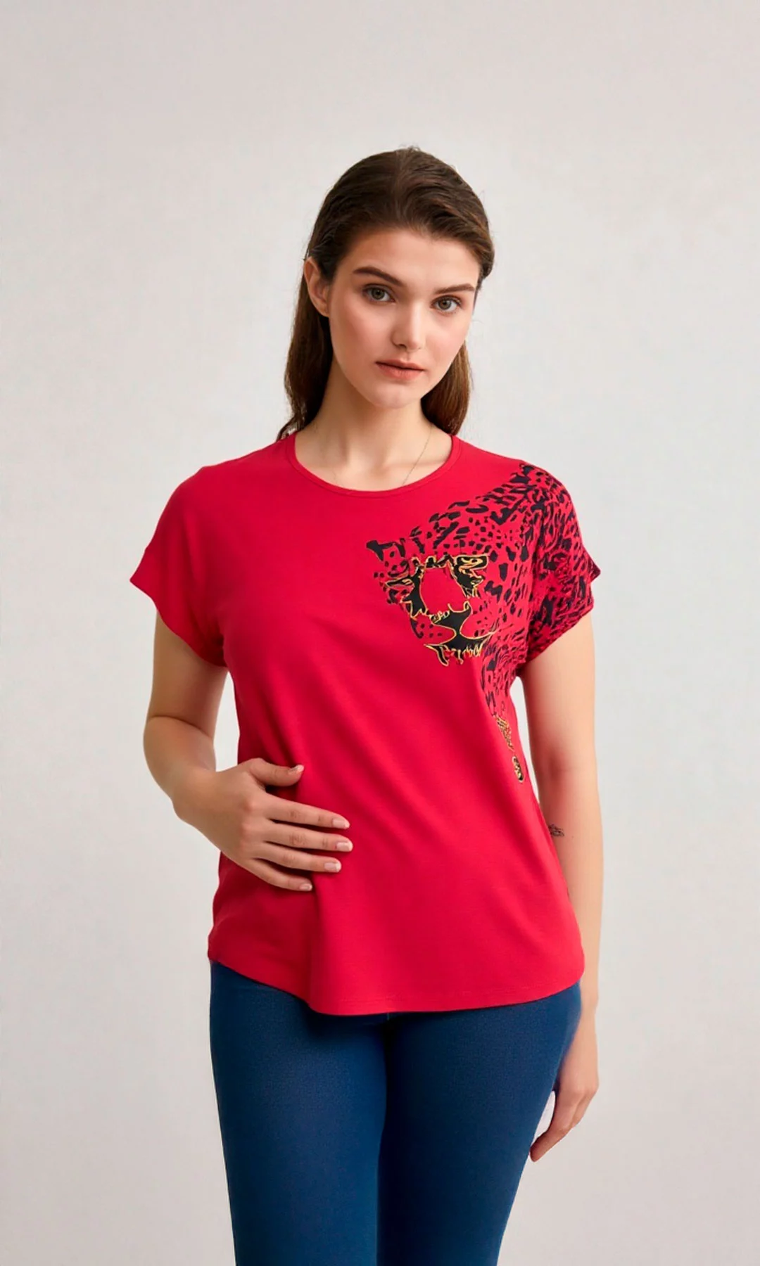 Camiseta mujer manga corta estampada - Imagen 5