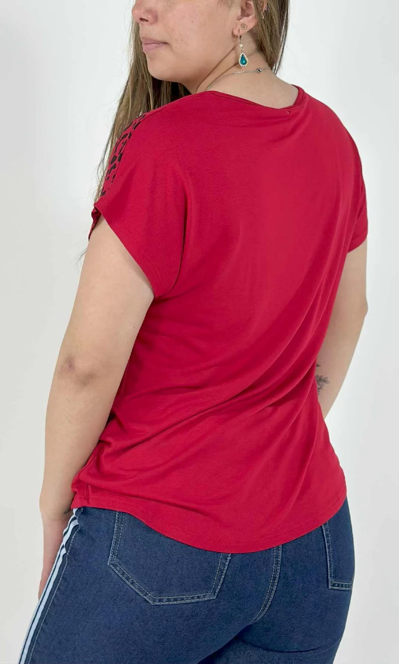 Camiseta mujer manga corta estampada - Imagen 6