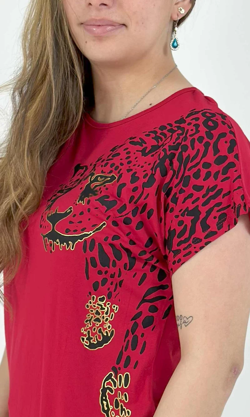 Camiseta mujer manga corta estampada - Imagen 5