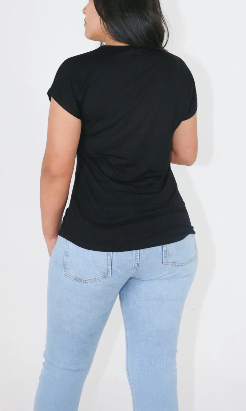 Camiseta mujer manga corta estampada - Imagen 7