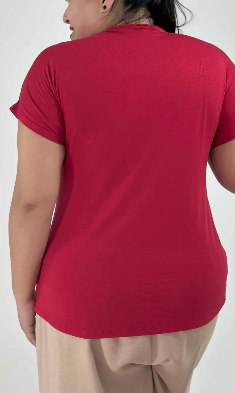 Camiseta mujer manga corta estampada - Imagen 6