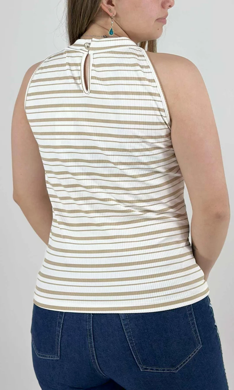 Camiseta mujer manga sisa rayas - Imagen 9