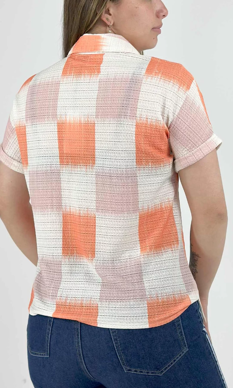 Blusa mujer manga corta estampada - Imagen 9