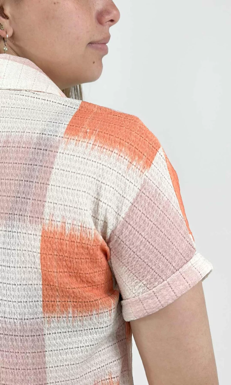 Blusa mujer manga corta estampada - Imagen 10