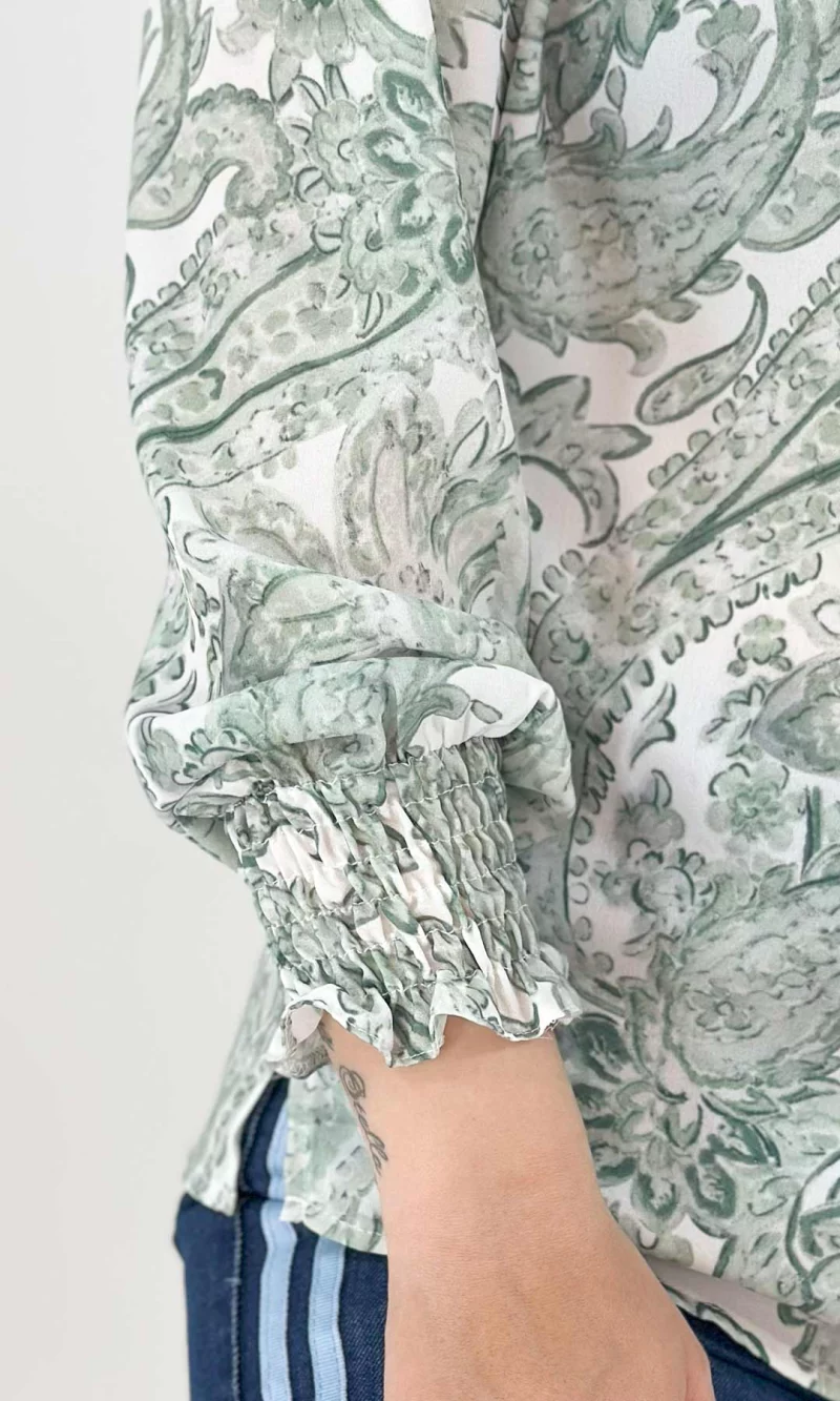 Blusa mujer manga larga estampada - Imagen 3