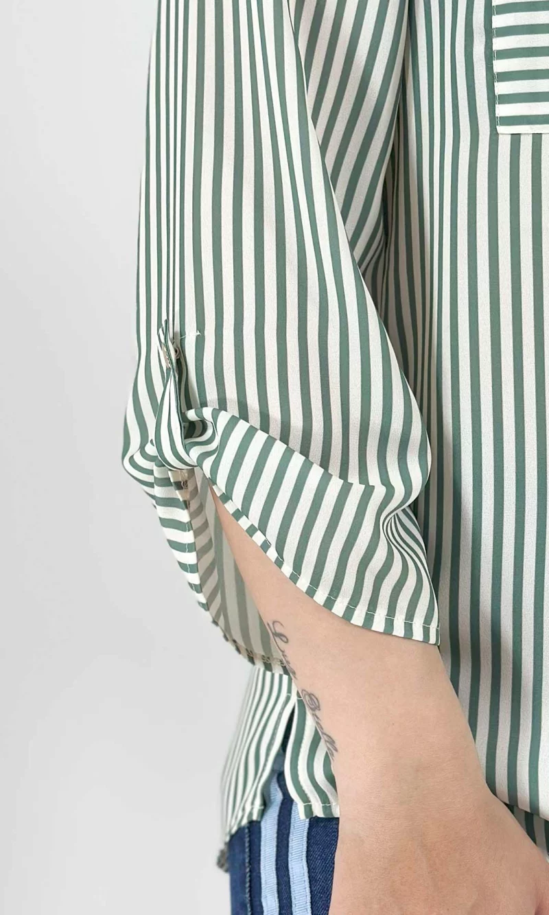 Blusa mujer manga 3/4 rayas - Imagen 12