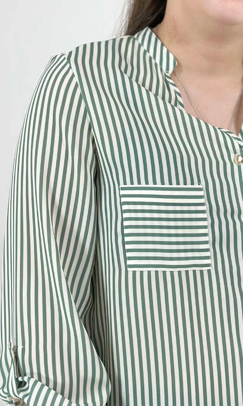 Blusa mujer manga 3/4 rayas - Imagen 10