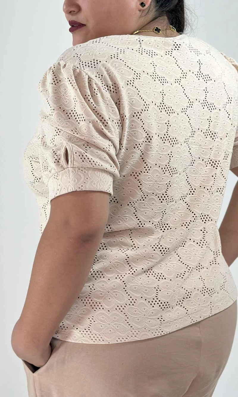 Camiseta mujer manga corta unicolor - Imagen 8