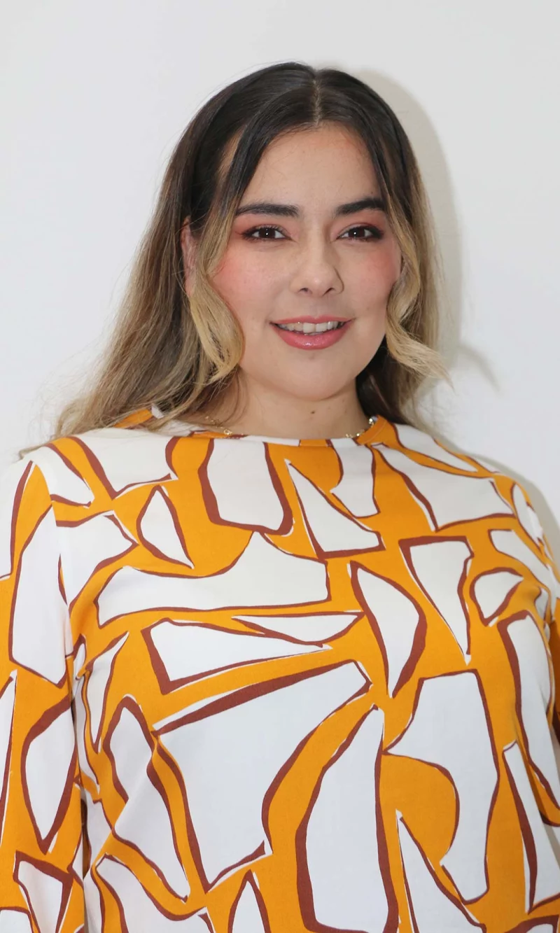 Blusa mujer manga 3/4 estampada - Imagen 2
