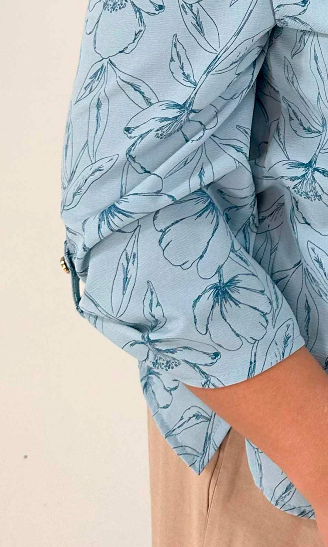 Blusa mujer manga 3/4 estampada - Imagen 3