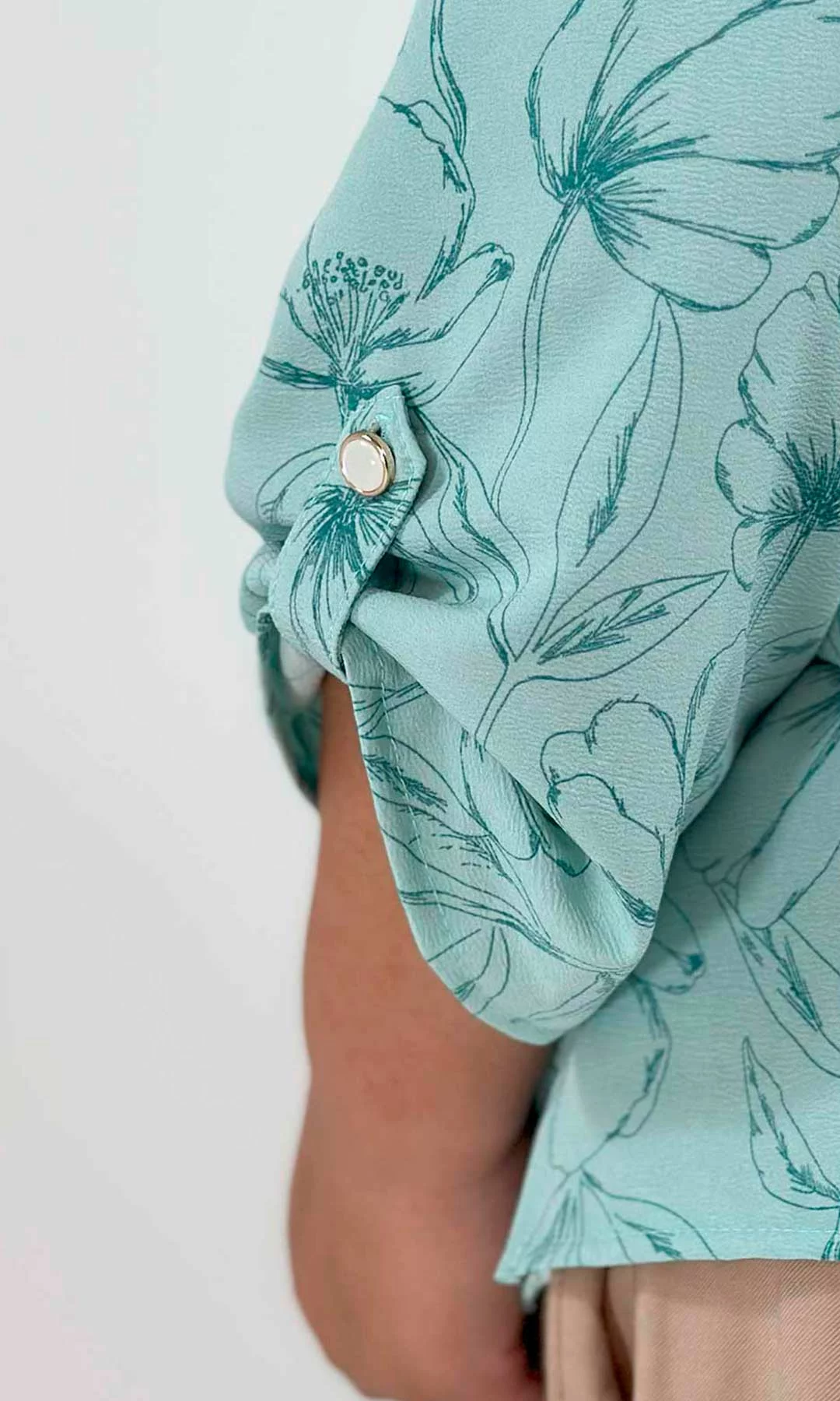 Blusa mujer manga 3/4 estampada - Imagen 5