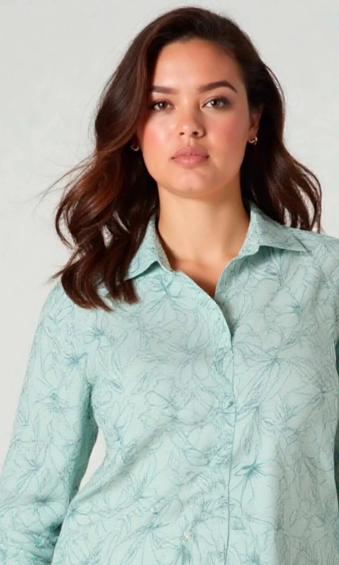 Blusa mujer manga 3/4 estampada - Imagen 4