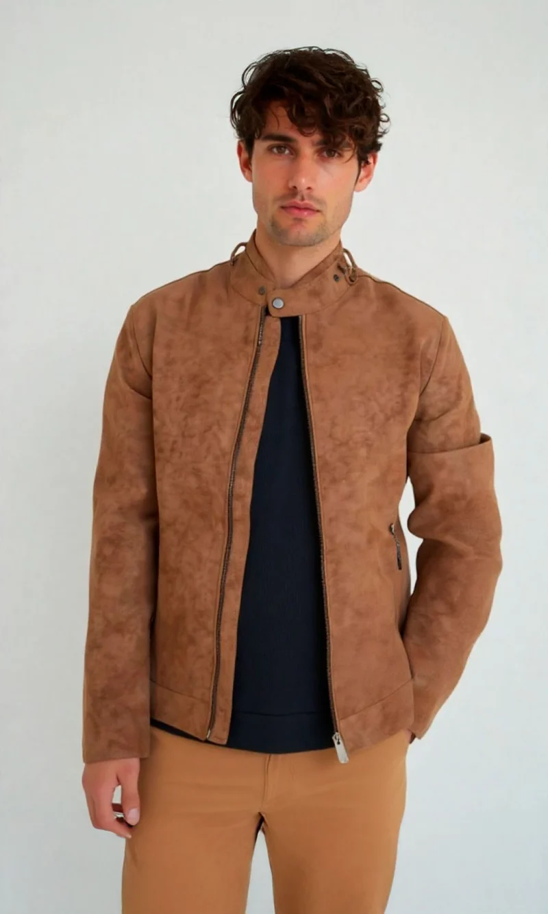 Chaqueta hombre unicolor - Imagen 7