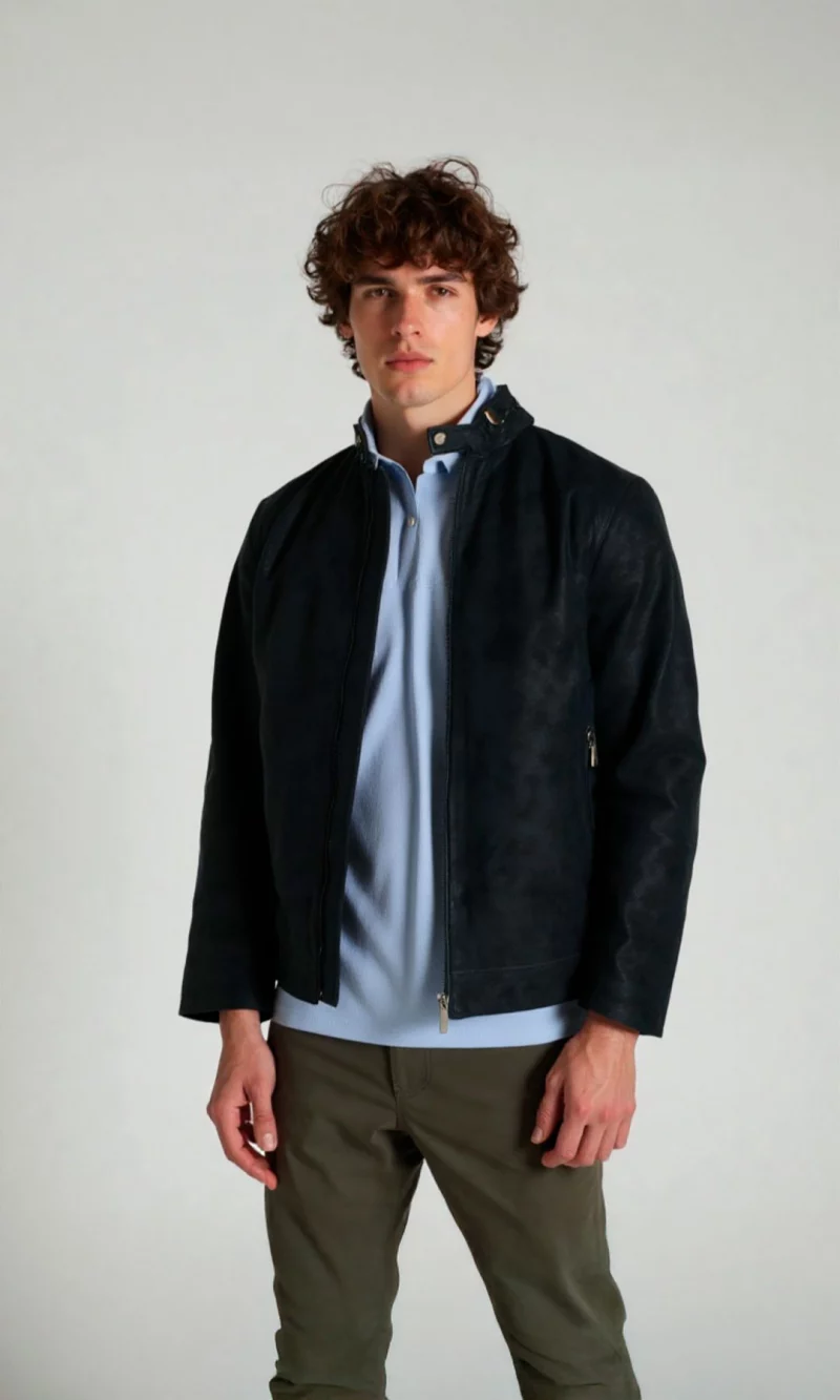 Chaqueta hombre unicolor - Imagen 2