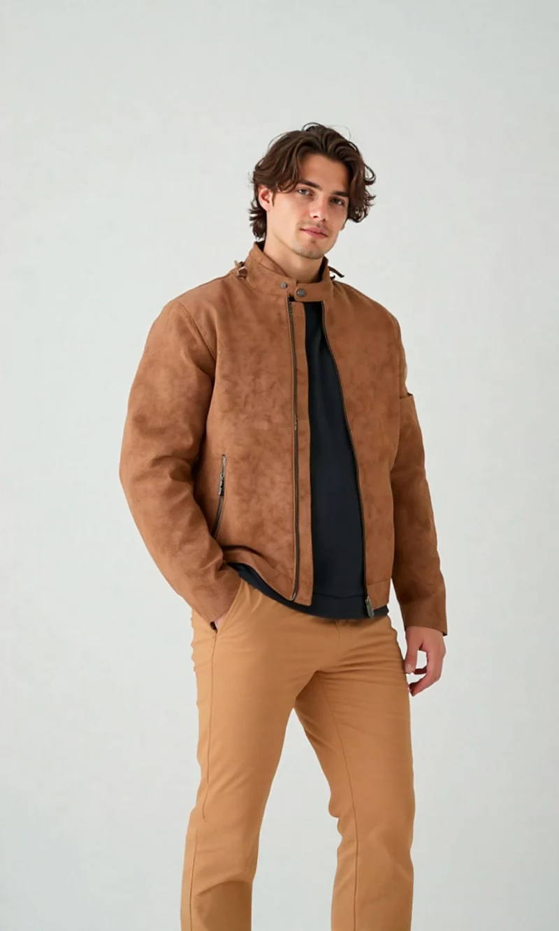 Chaqueta hombre unicolor - Imagen 6