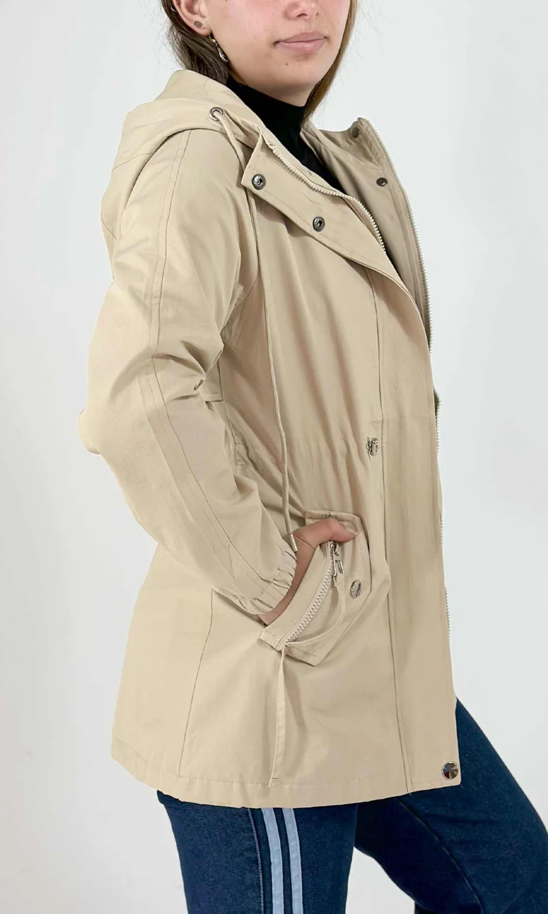 Chaqueta mujer unicolor - Imagen 3