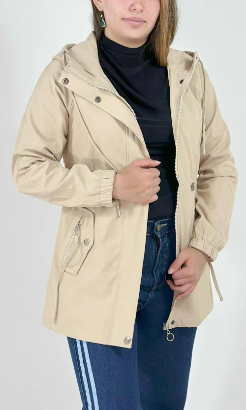 Chaqueta mujer unicolor