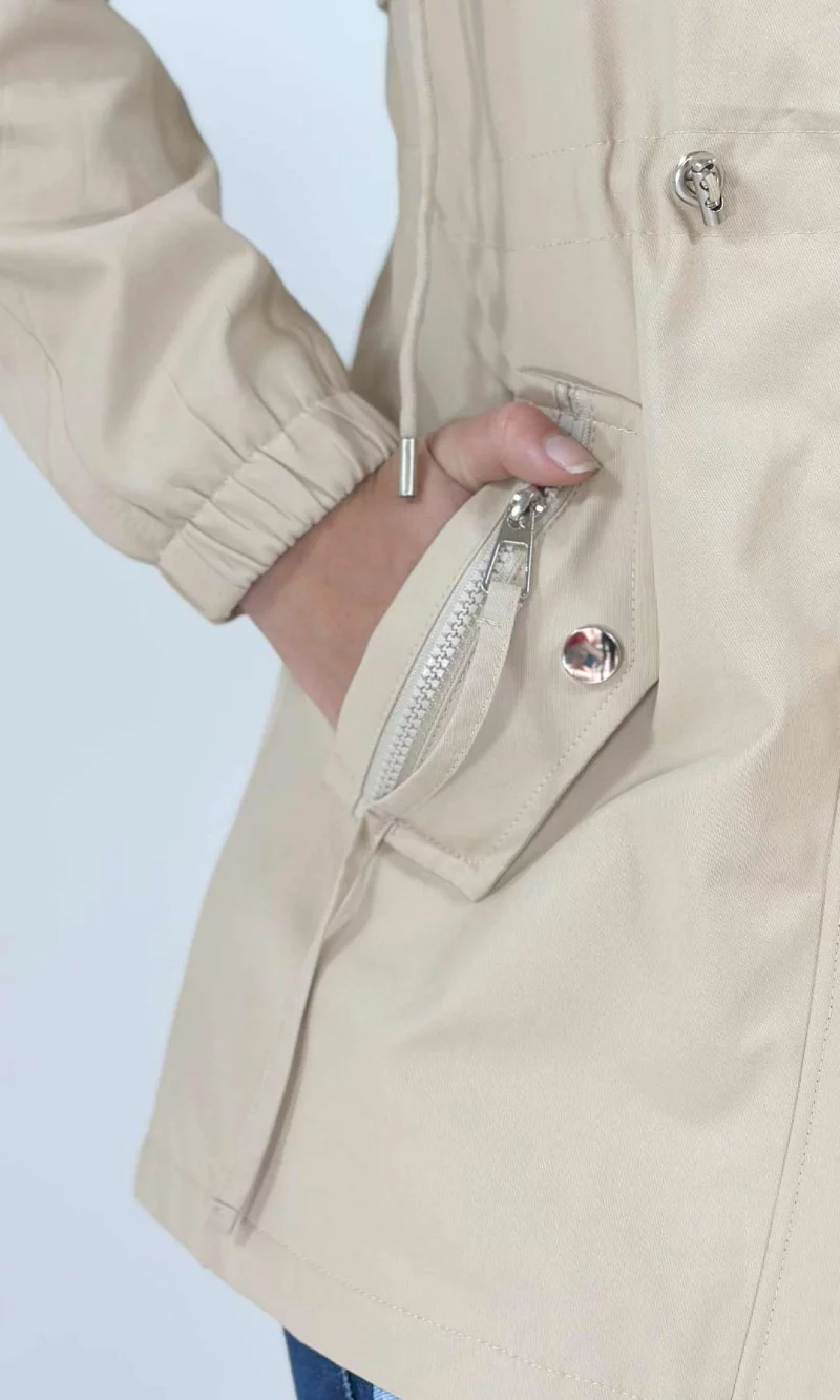 Chaqueta mujer unicolor - Imagen 2