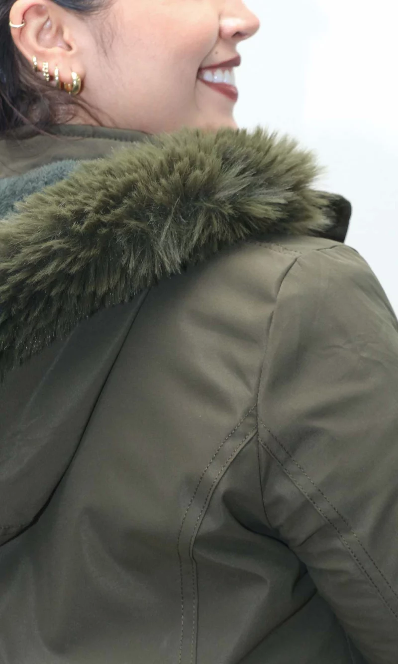 Chaqueta mujer unicolor - Imagen 4