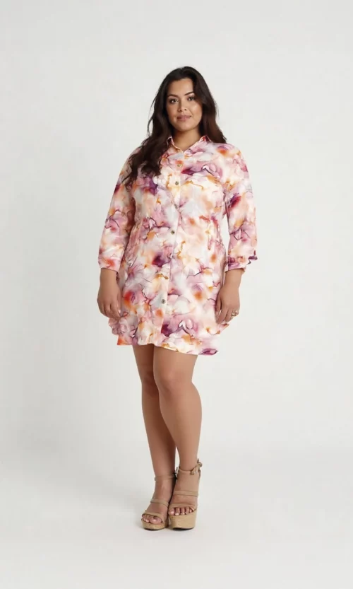 Blusa mujer manga 3/4 estampada