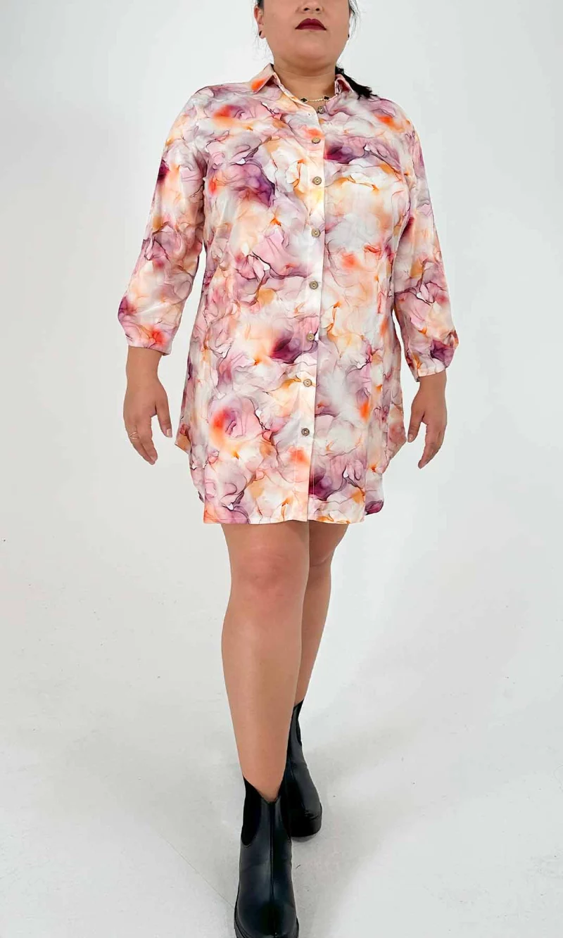 Blusa mujer manga 3/4 estampada