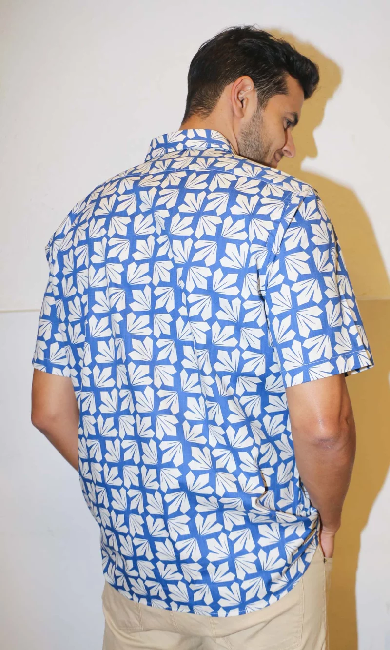 Camisa hombre manga corta estampada - Imagen 3