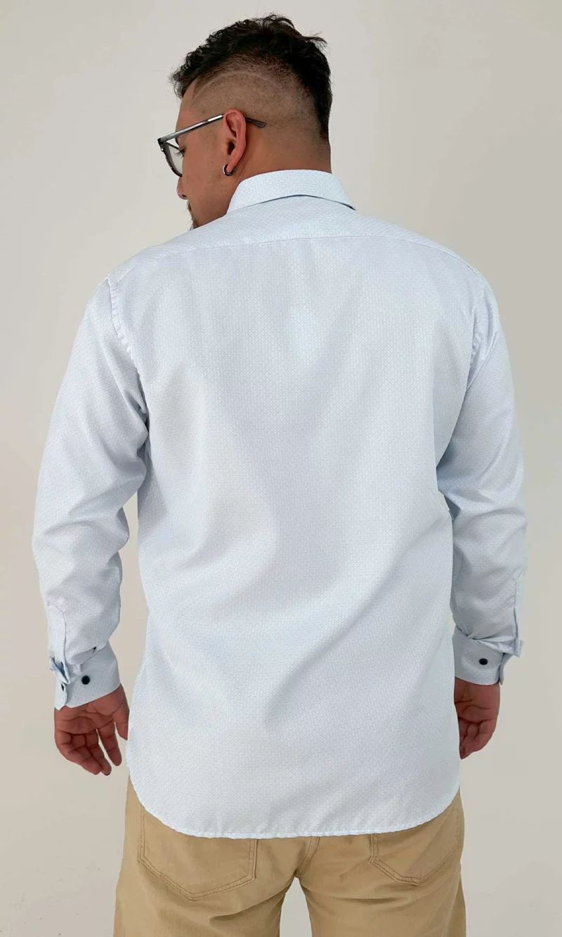 Camisa hombre manga larga estampada - Imagen 3