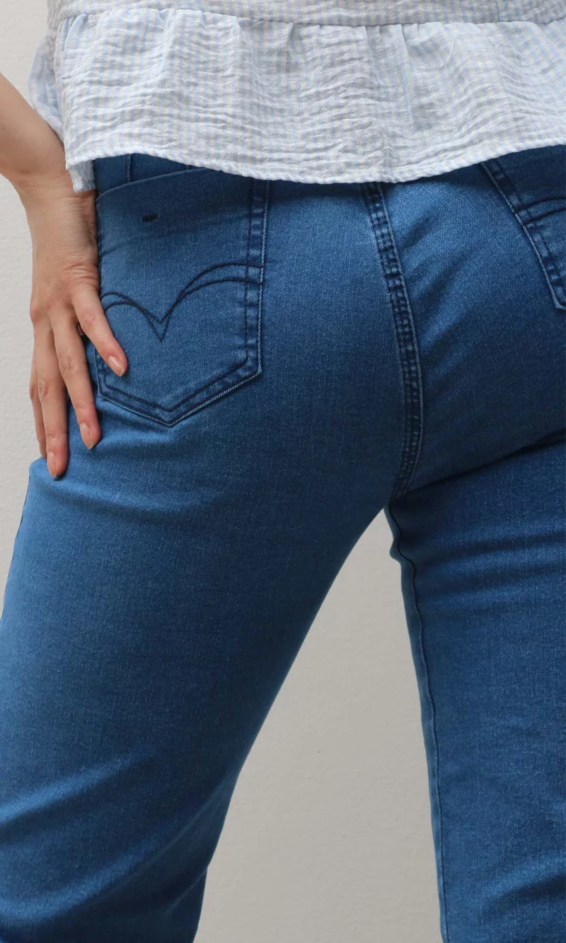 Jean mujer unicolor - Imagen 6
