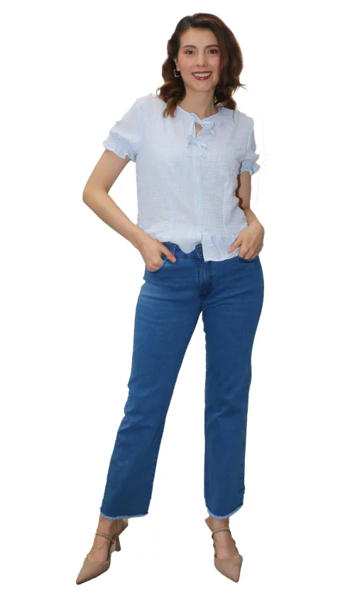 Jean mujer unicolor