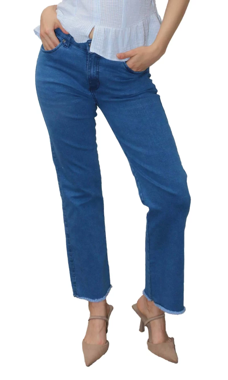 Jean mujer unicolor - Imagen 2