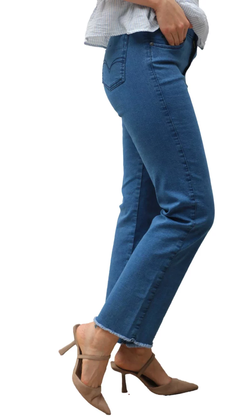 Jean mujer unicolor - Imagen 4