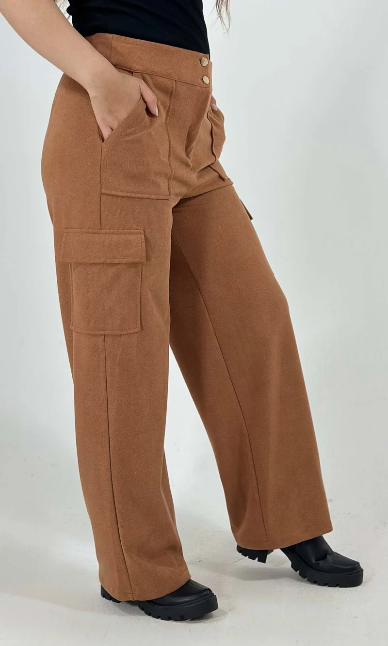 Pantalón mujer unicolor - Imagen 3