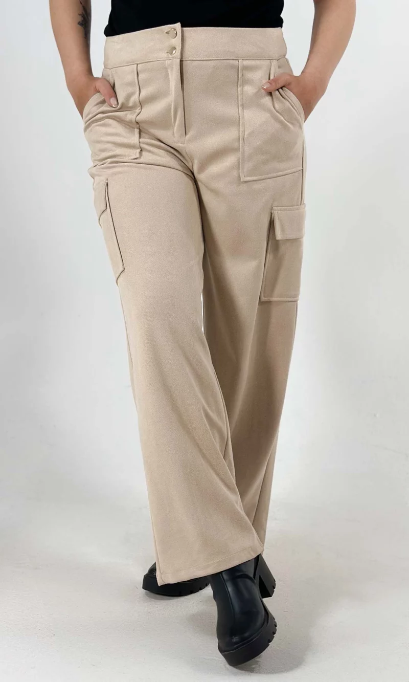 Pantalón mujer unicolor - Imagen 4
