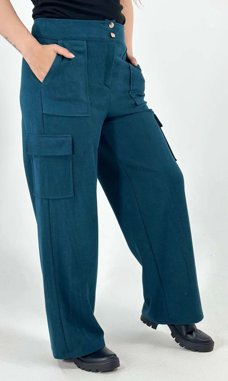 Pantalón mujer unicolor - Imagen 8
