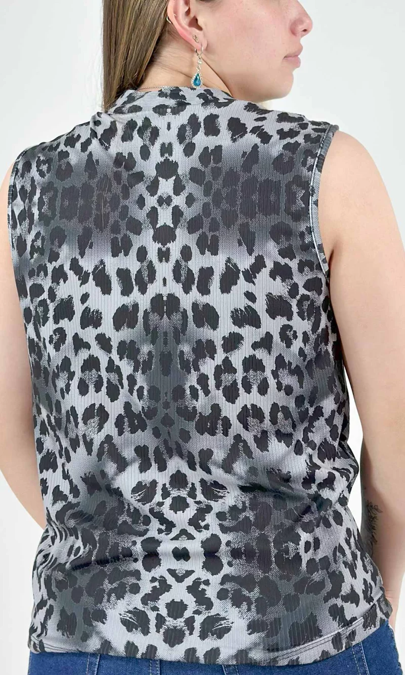Camiseta mujer manga sisa estampada - Imagen 6