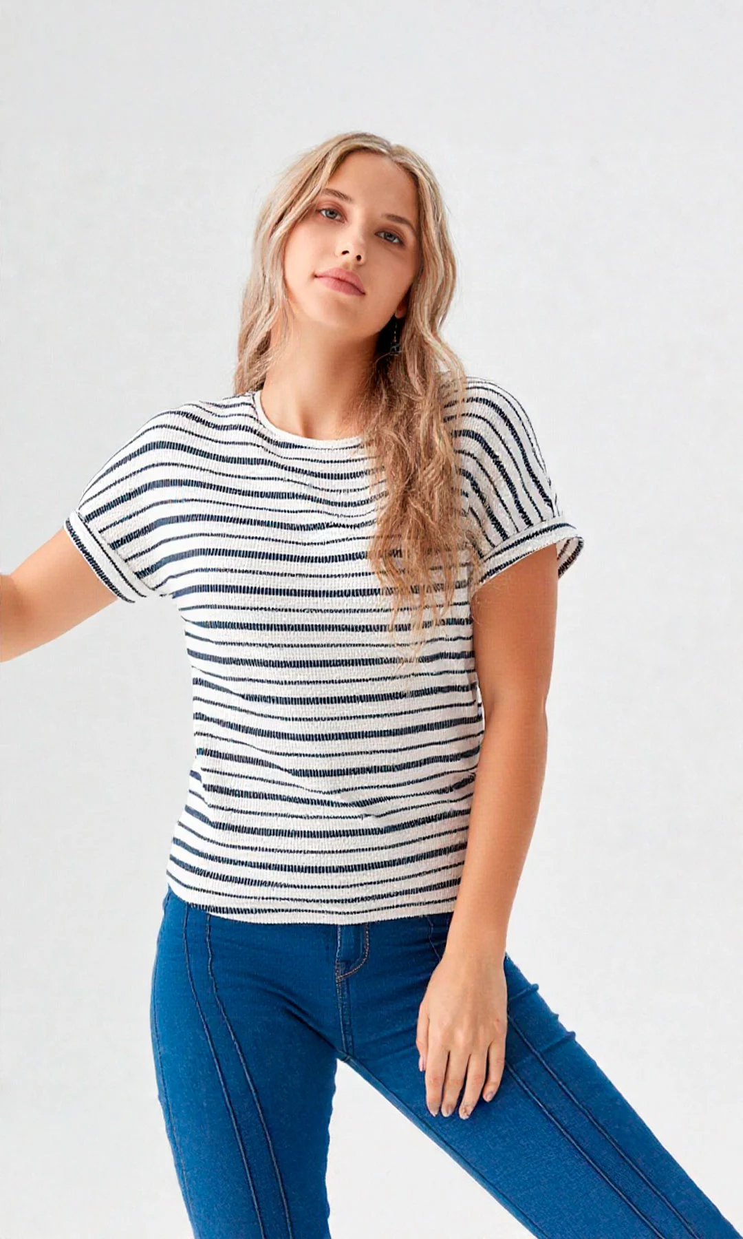 Camiseta mujer rayas - Imagen 2