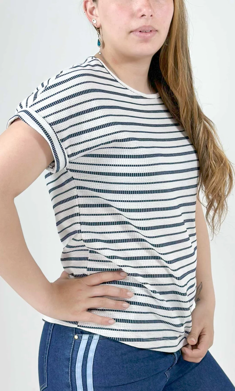 Camiseta mujer rayas - Imagen 2