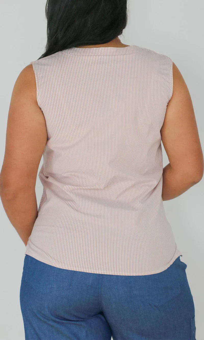 Blusa mujer manga sisa rayas - Imagen 3