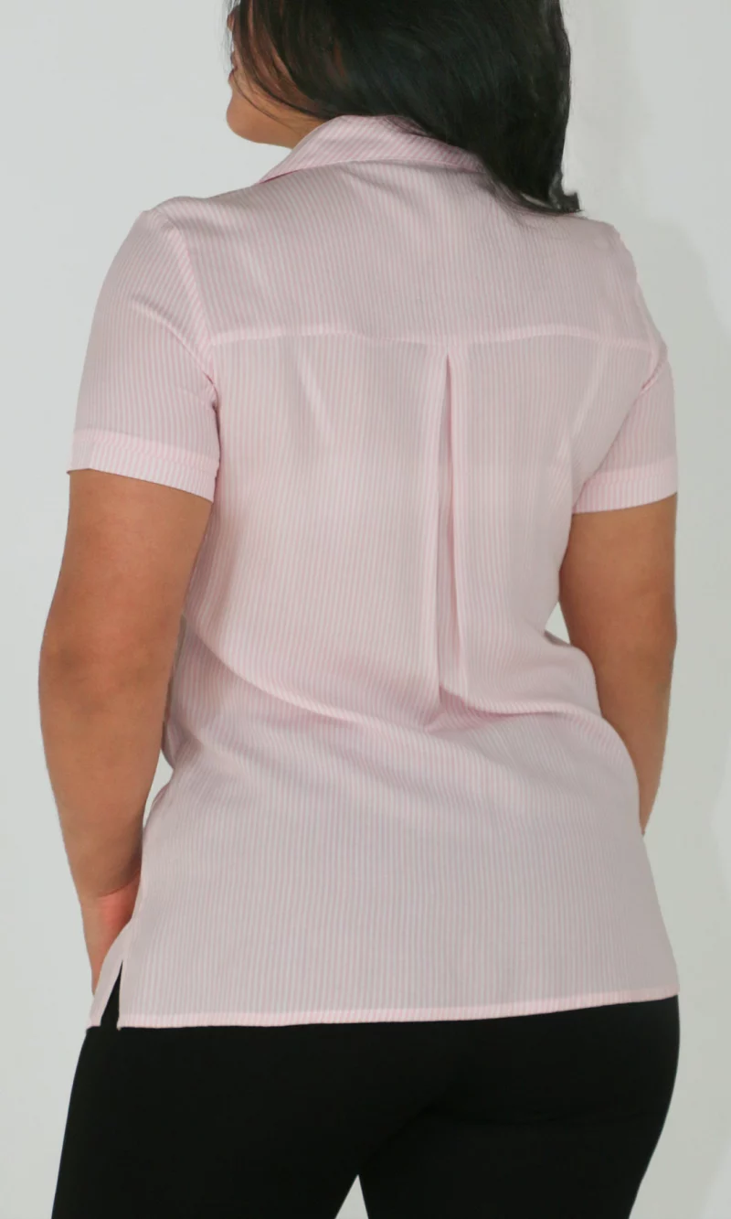 Blusa mujer manga corta rayas - Imagen 7