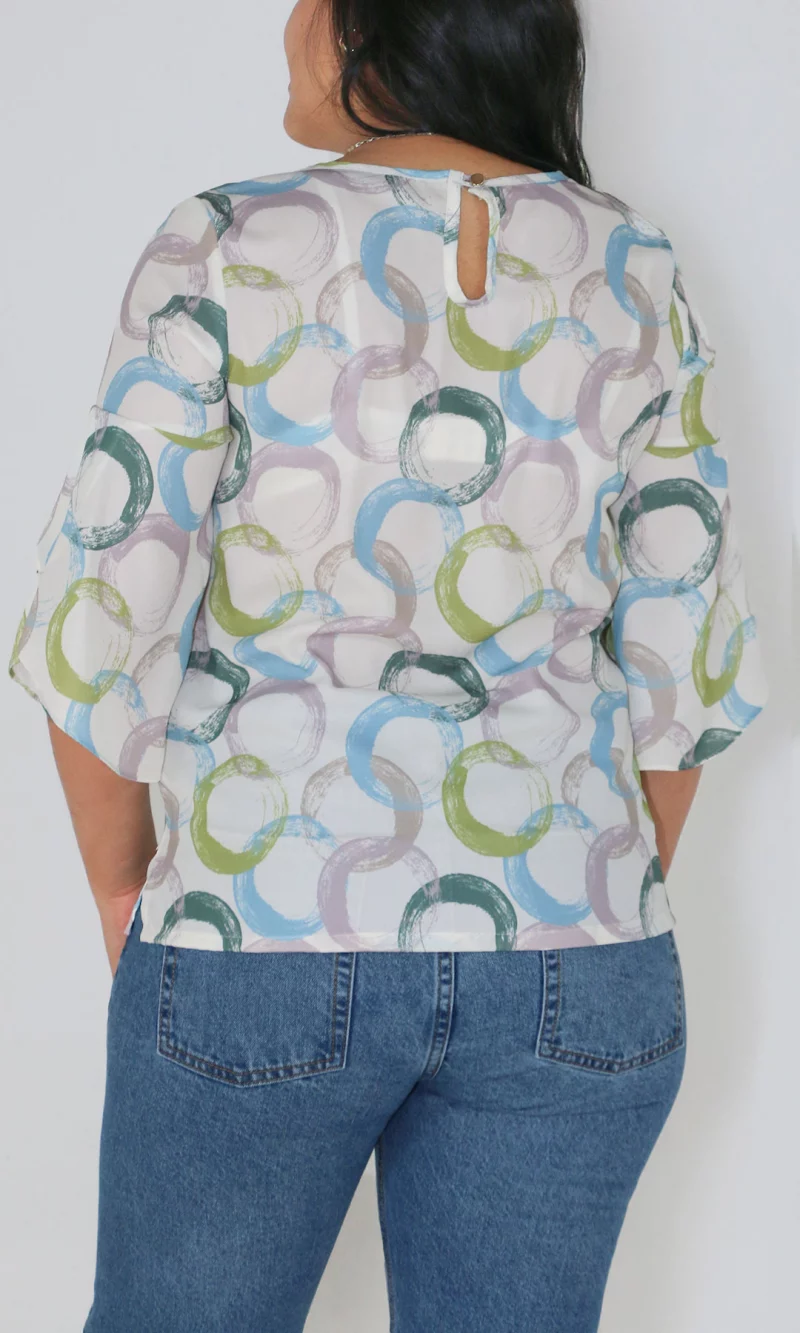 Blusa mujer manga 3/4 pepas - Imagen 11