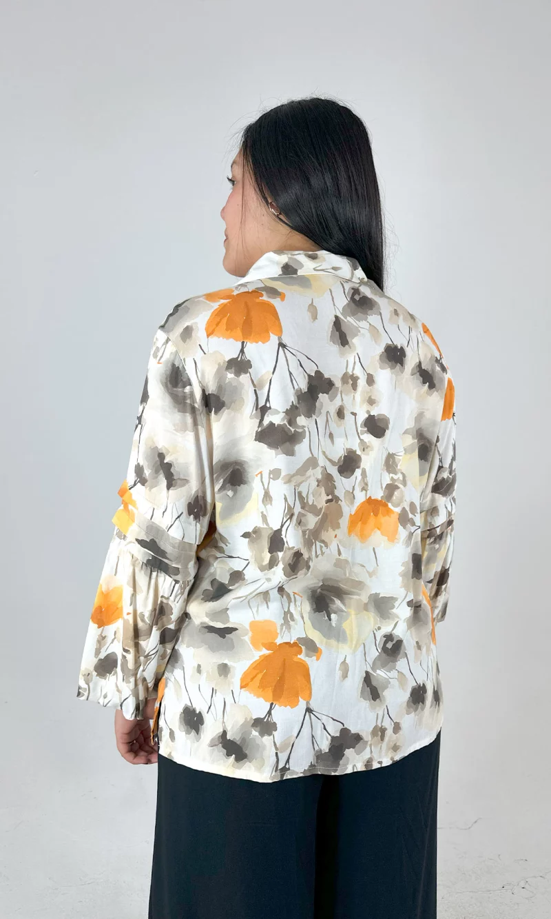 Blusa mujer manga 3/4 estampada - Imagen 5