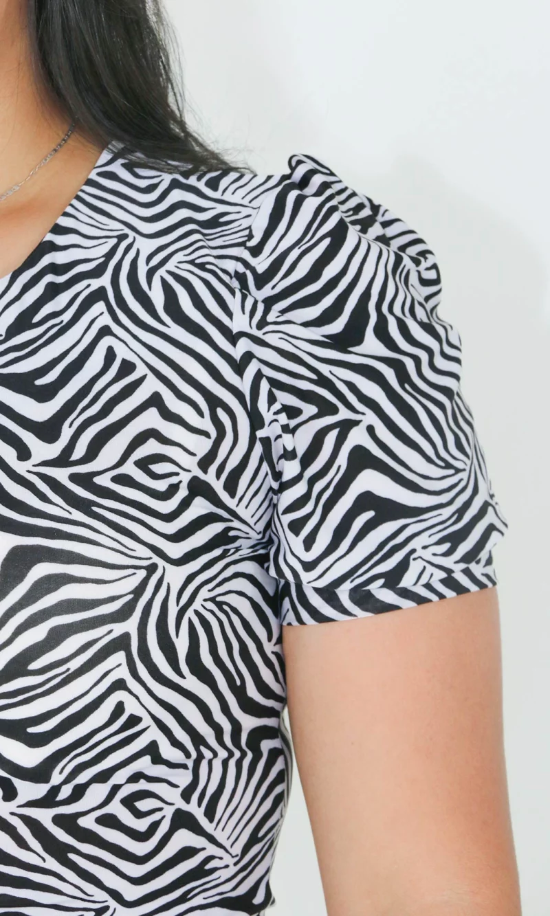 Camiseta mujer manga corta estampada - Imagen 2