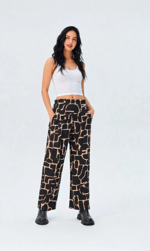 Pantalón mujer estampado