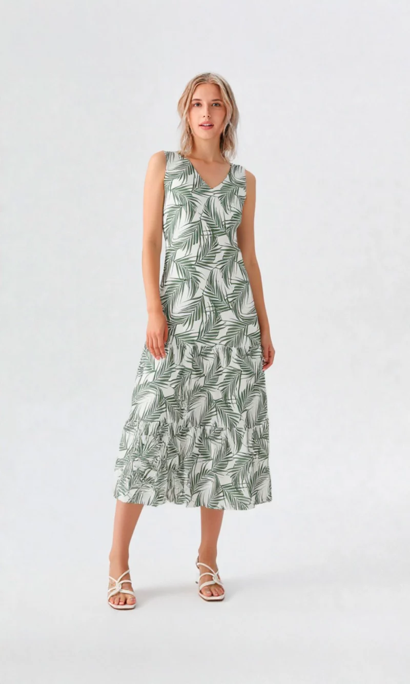 Vestido mujer manga sisa estampado - Imagen 14