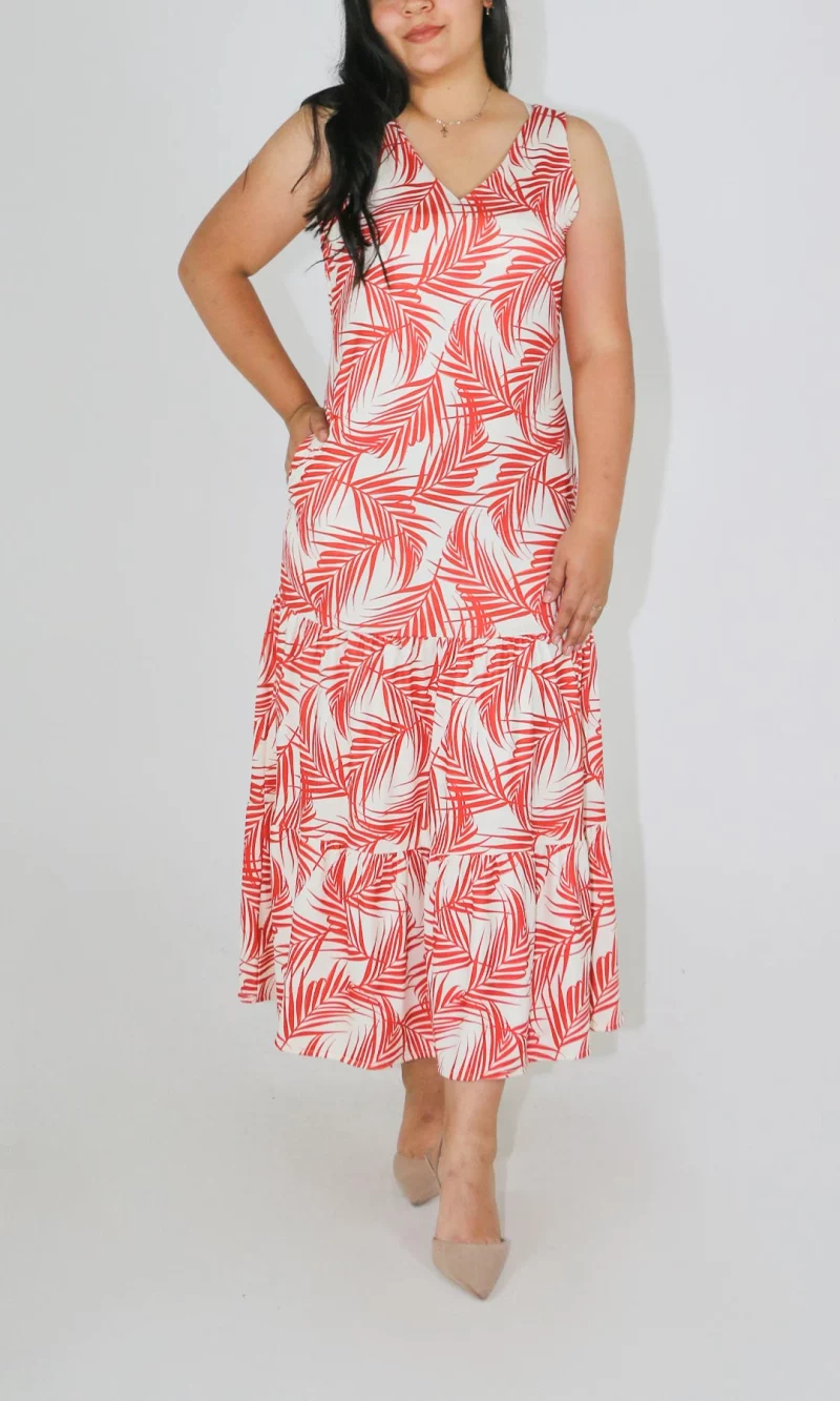 Vestido mujer manga sisa estampado - Imagen 6