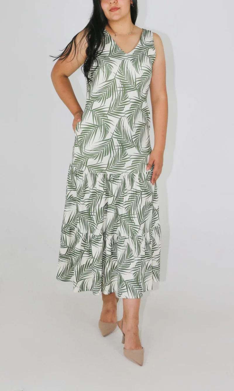 Vestido mujer manga sisa estampado - Imagen 10