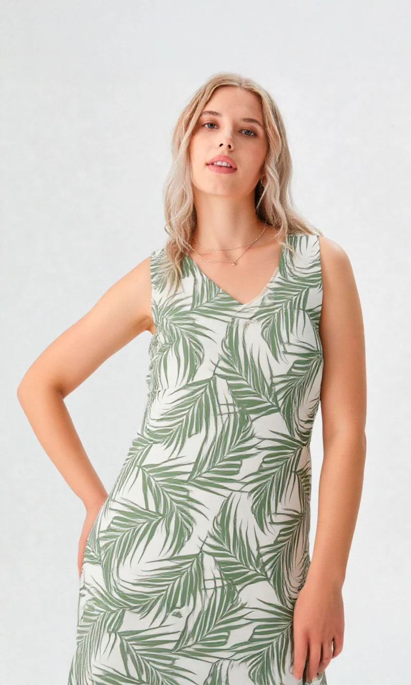 Vestido mujer manga sisa estampado - Imagen 15