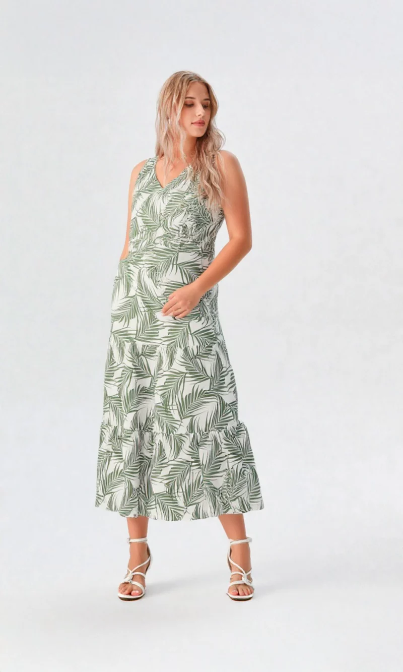 Vestido mujer manga sisa estampado - Imagen 13